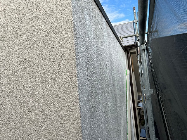 部分補修箇所下塗り